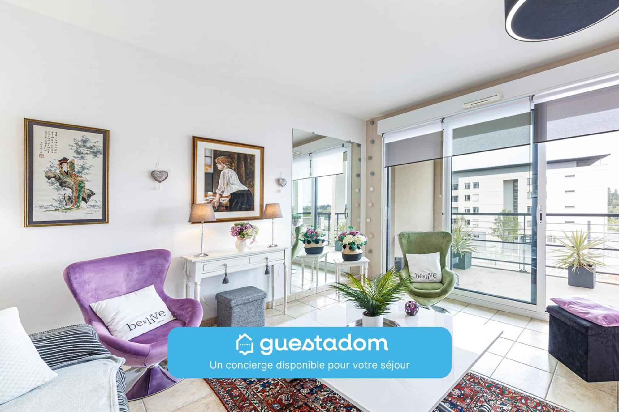 Апартаменти L'Aragon Wifi Balcon Vue La Maine Анже Екстер'єр фото